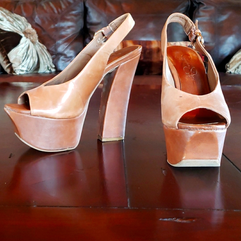 Jessica Simpson Slingback Platforms